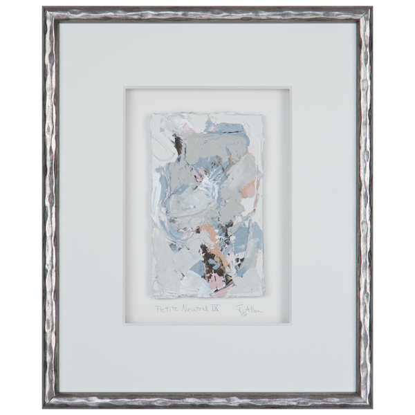 The Natural Light J.Allen Petite Neutral IX Framed by J.Allen Painting